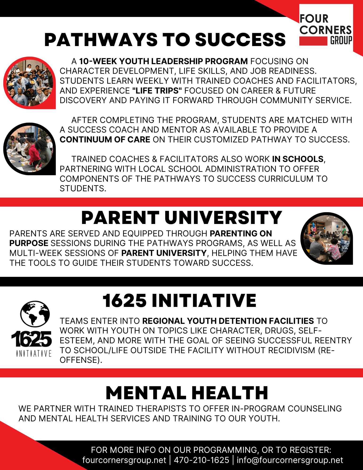 Our Programs Four Corners Group